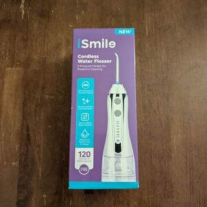 Cordless Water Flosser - White and Blue